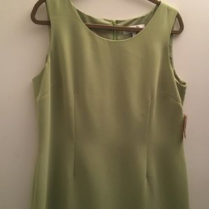 🍀Jones Studio NWT Light Lime Sheath Dress